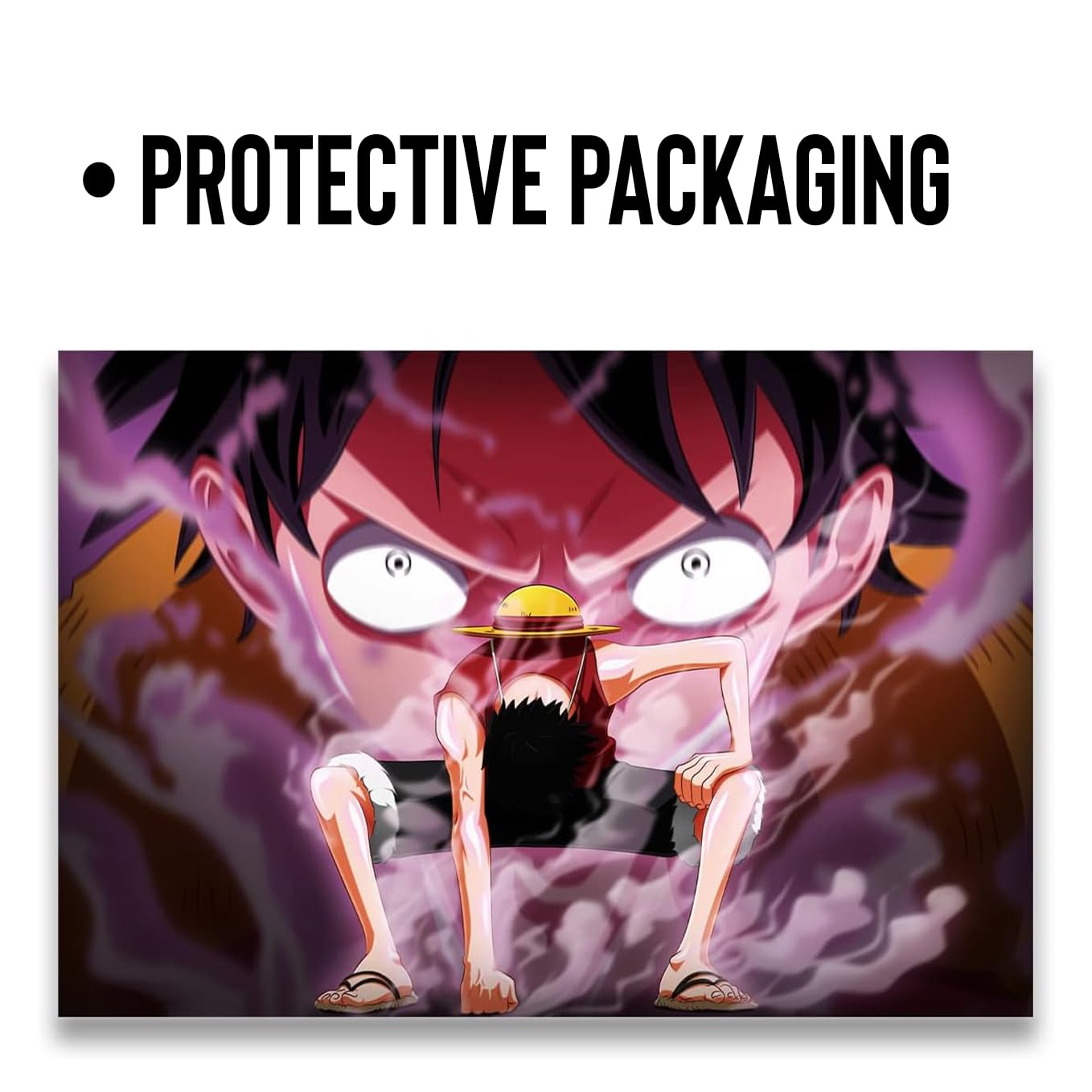 One piece posters | Monkey D Luffy | 19X13 inches | Pack of 6 posters | Luffy All 5 gears