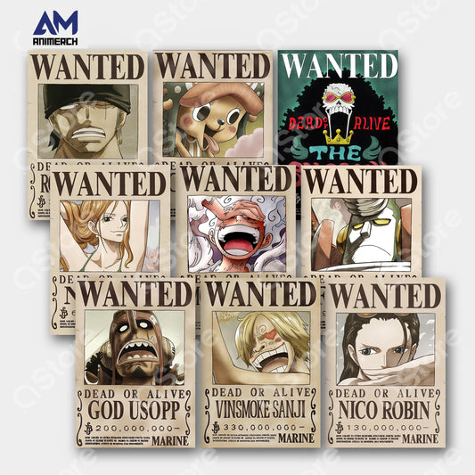 One Piece Wanted Poster